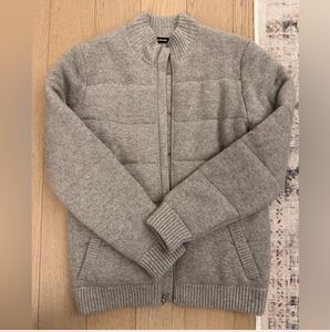Nadaam Wool Cashmere Gray Puffer